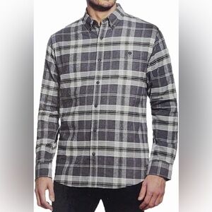 NWOT Weatherproof Vintage Men’s Casual Soft Brushed Plaid Button-Down Flannel